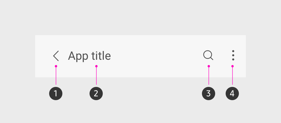 App bar | Samsung Developers
