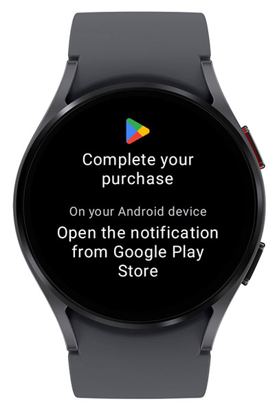 Samsung galaxy watch active app store on sale