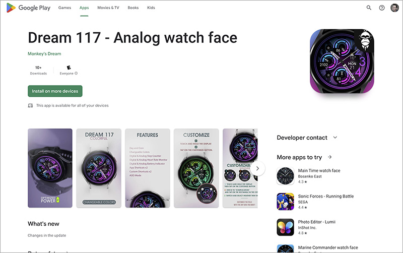 2022 11 15 01 44 Install Watch Faces For Galaxy Watch5,6 And One Ui Watch 4.5 N-Sport Watch Face