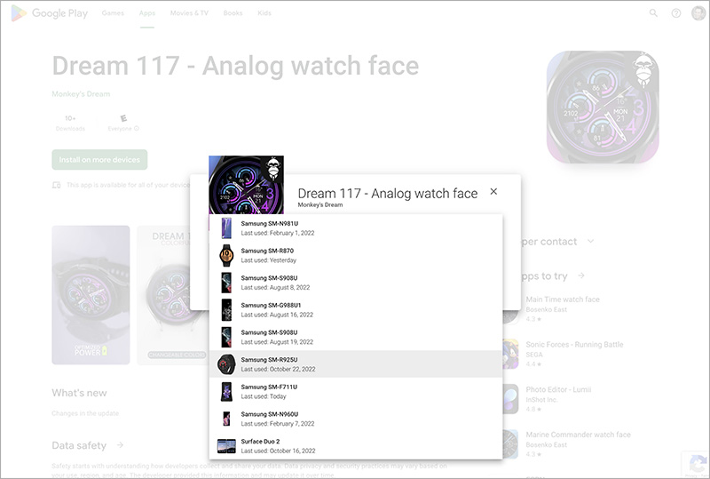 2022 11 15 01 45 Install Watch Faces For Galaxy Watch5,6 And One Ui Watch 4.5 N-Sport Watch Face