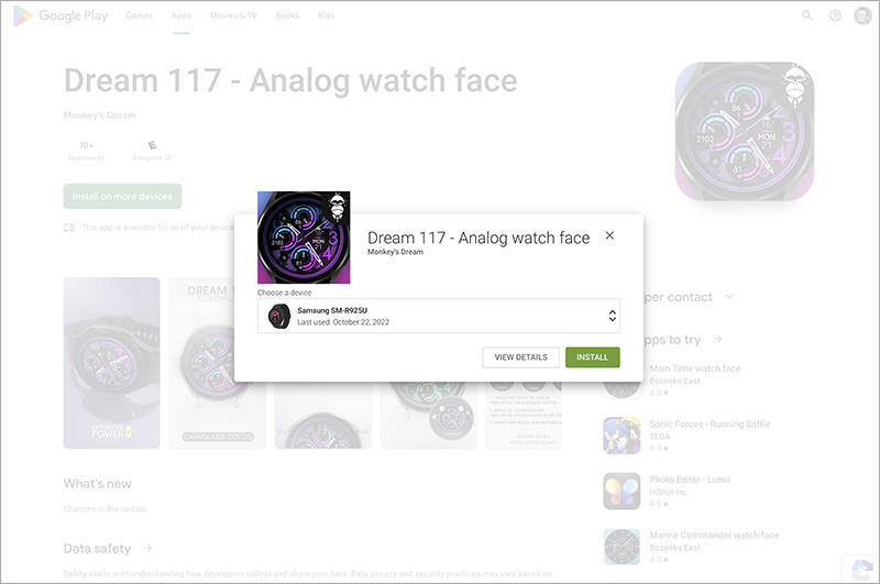 2022 11 15 01 46 Install Watch Faces For Galaxy Watch5,6 And One Ui Watch 4.5 N-Sport Watch Face