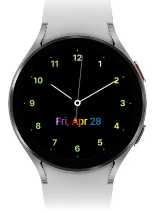 Figure 7: Watch face preview