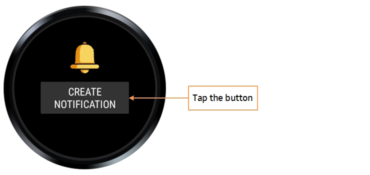 Figure 1: "Create Notification" button