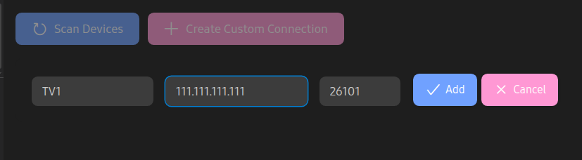 Figure 3. Add Device dialog