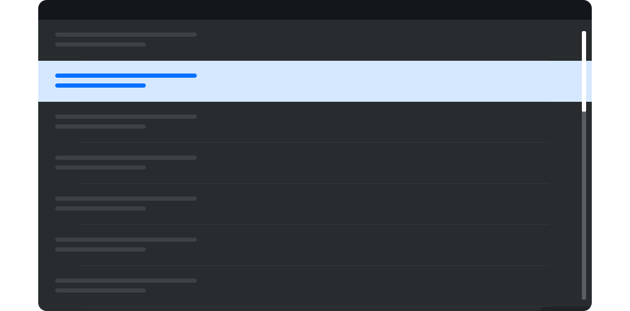 Figure 11: List style