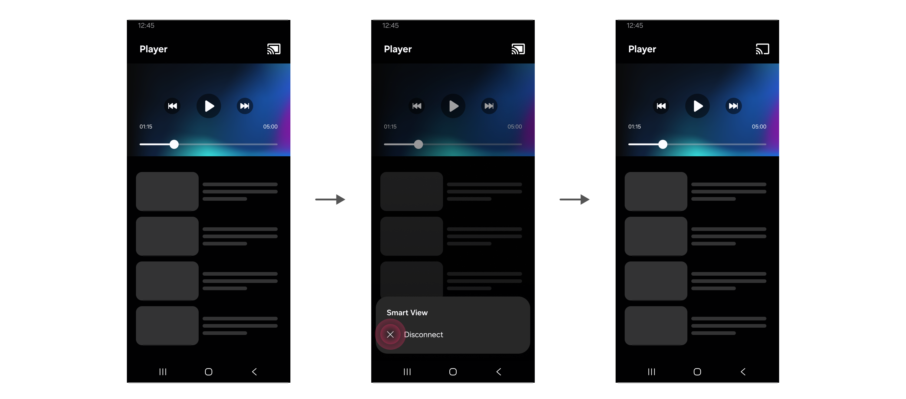 Figure 14. Disconnect sequence